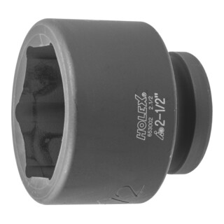 HOLEX Douille IMPACT 6 pans, 1 pouce Version en pouces, Ouverture : 2.1/2pouce