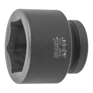 HOLEX Douille IMPACT 6 pans, 1 pouce Version en pouces, Ouverture : 2.1/4pouce