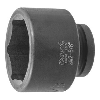 HOLEX Douille IMPACT 6 pans, 1 pouce Version en pouces, Ouverture : 2.5/8pouce