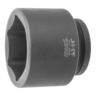 HOLEX Douille IMPACT 6 pans, 1 pouce Version en pouces, Ouverture : 3.1/4pouce