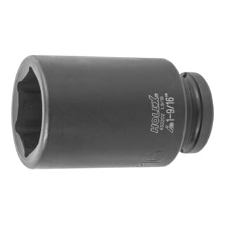 HOLEX Douille IMPACT 6 pans, 3/4 pouce, longue Version en pouces, Ouverture : 1.9/16pouce