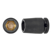 Clé à douille HOLEX IMPACT insert hexagonal 3/8 pouce avec aimant-1
