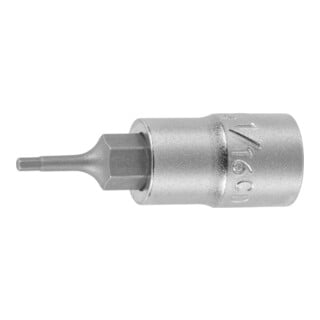 HOLEX Douille tournevis 6 pans 1/4 pouce, longue Version en pouces, Hexagonal : 1/16pouce