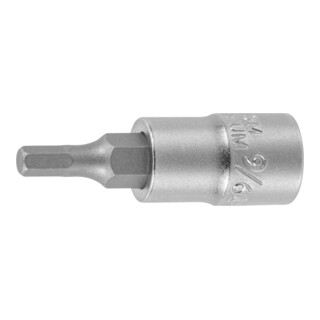 HOLEX Douille tournevis 6 pans 1/4 pouce, longue Version en pouces, Hexagonal : 9/64pouce