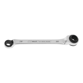 HOLEX dubbele ratelringsleutel, 30 x 32 mm