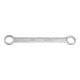 HOLEX Dubbele ringsleutel, recht, verchroomd, Sleutelwijdte: 10X11 mm