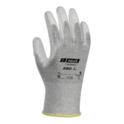 HOLEX ESD-Handschuh-Paar, beschichtet, weiß/hellgrau, Größe 10