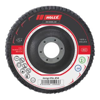 Holex Fächerschleifscheibe long life ZA konisch,⌀ 100 mm, Körnung: 120
