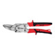 HOLEX Figuren-Blechschere mit 2-Komponenten-Griff 260 mm links-1