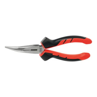 HOLEX Flachrundzange rund-spitz blank mit Griffhüllen