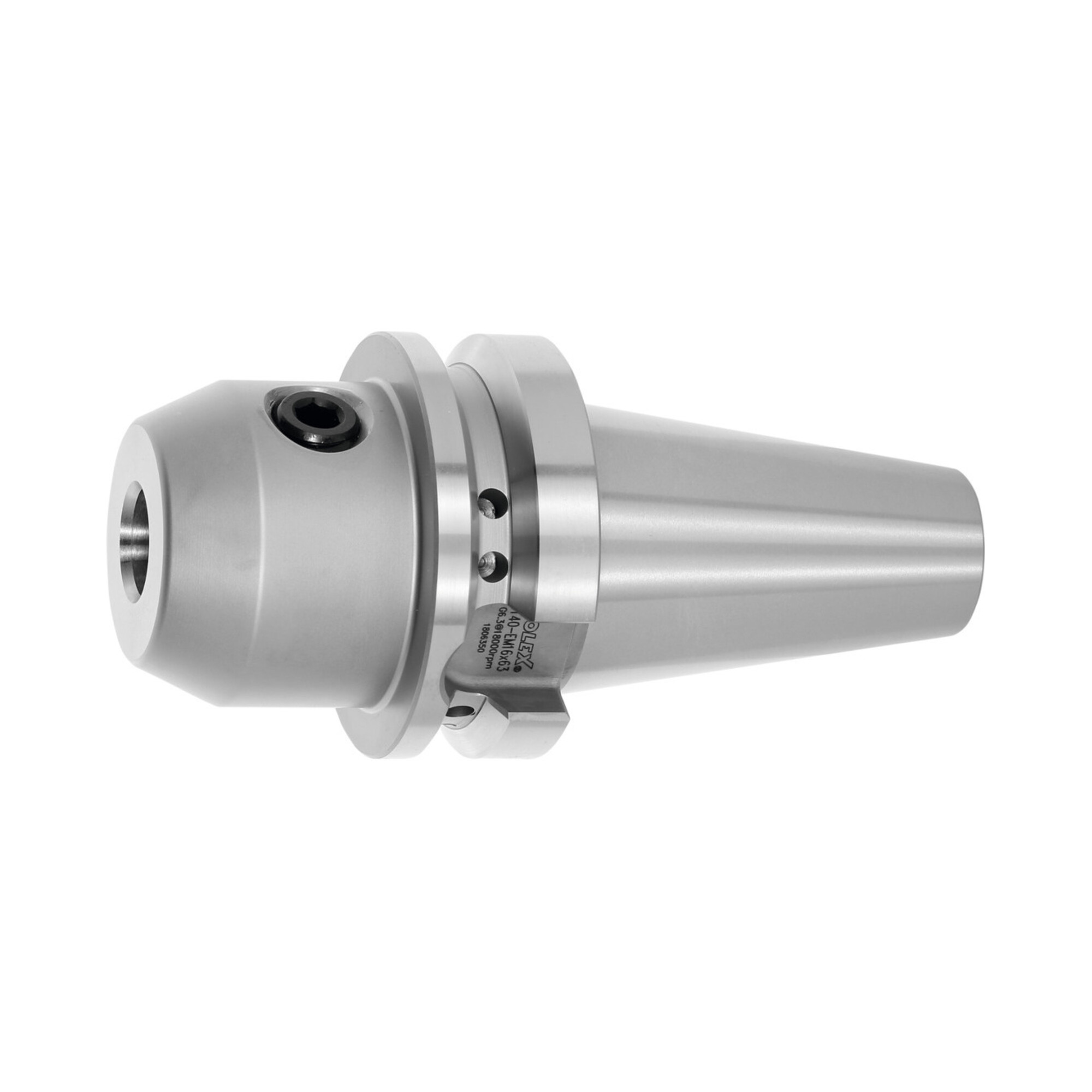 Holex Flächenspannfutter Form AD, BT 50 A = 100, Spann- D1: 6 mm