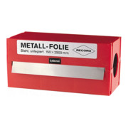 HOLEX Folieband 150x2500 mm, Ongelegeerd staal, Dikte: 0,025 mm