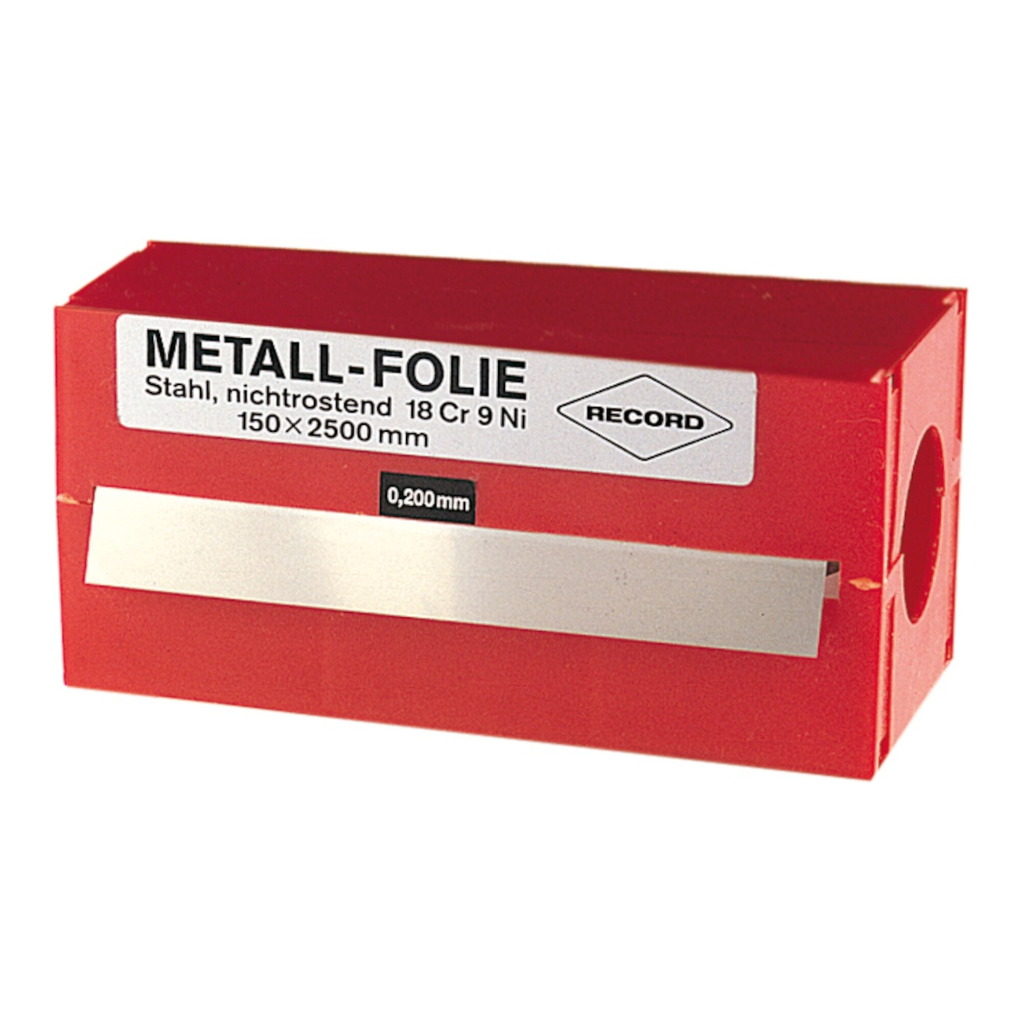 HOLEX Folienband 150 × 2500 mm Werkstoff 0,05 mm Edelstahl