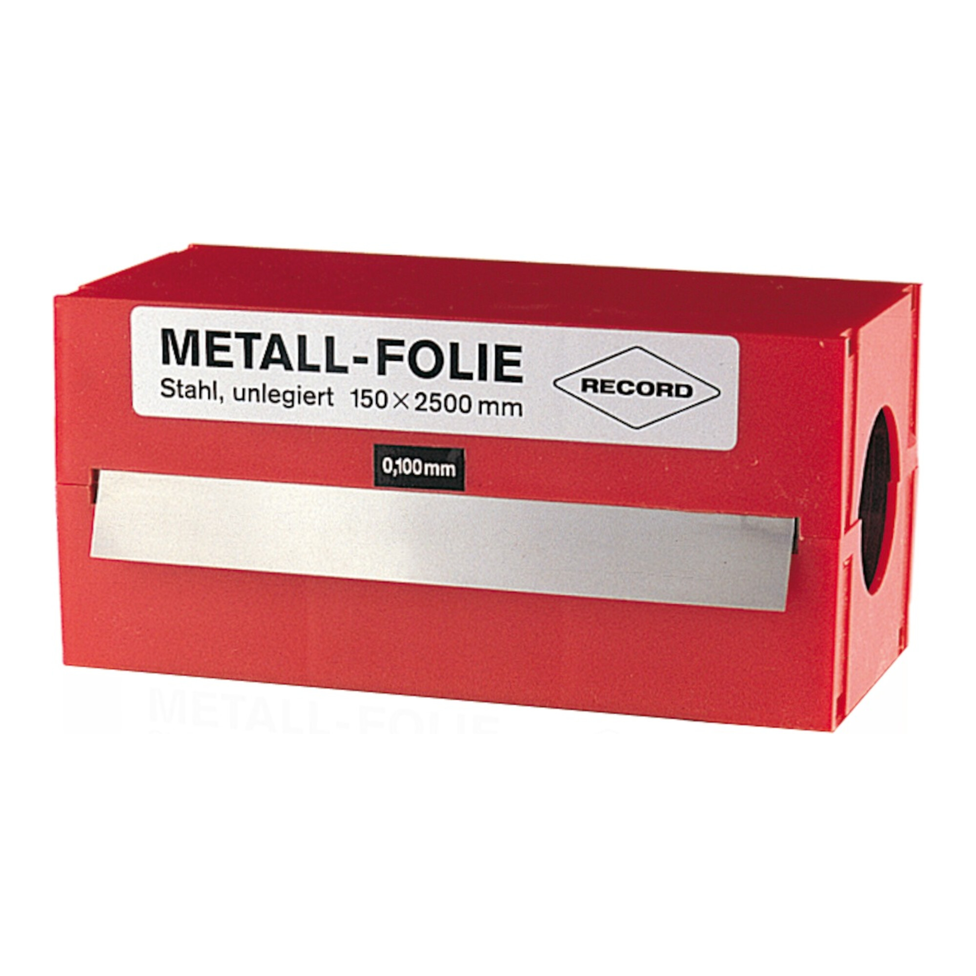 HOLEX Folienband 150 × 2500 mm Werkstoff 0,1 mm C-Stahl