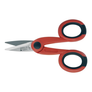 HOLEX Forbice per elettricisti con impugnatura bicomponente, L=140mm