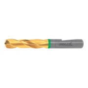 HOLEX Foret hautes perf. carb. mono. Whistle-Notch DIN 6535 HE, TiN, ⌀ DC h7 : 6,3 mm, 122355 6,3