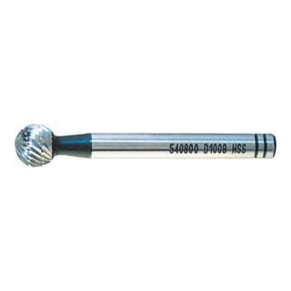 Broche de fraisage HOLEX Z3 brise-copeaux moyen de forme sphérique