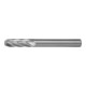 HOLEX Fresa rotativa dentatura inox, grossa, HM, Modello: C0616-1