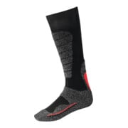 Holex Funktionssocken, lang, schwarz / rot / grau, Unisex-Größe: 42-44