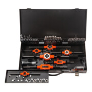 Holex Gewindeschneidzeug-Satz mit Gewindebohrer-Sätzen 3-teilig, für metrisches Gewinde