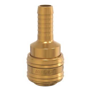 HOLEX Giunto ad attacco rapido con raccordo tubo, Interno raccordo tubo Ø13mm