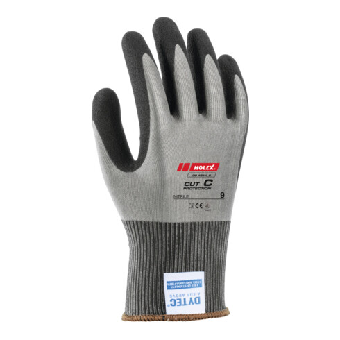 HOLEX Guanti Cut, nero/grigio, protezione taglio classe C