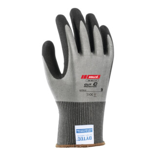 HOLEX Guanti Cut, nero/grigio, protezione taglio classe C