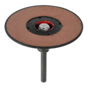 Holex Gummi-Schleifteller Schaft-⌀ 6 mm hart, Außen-⌀ 75 mm