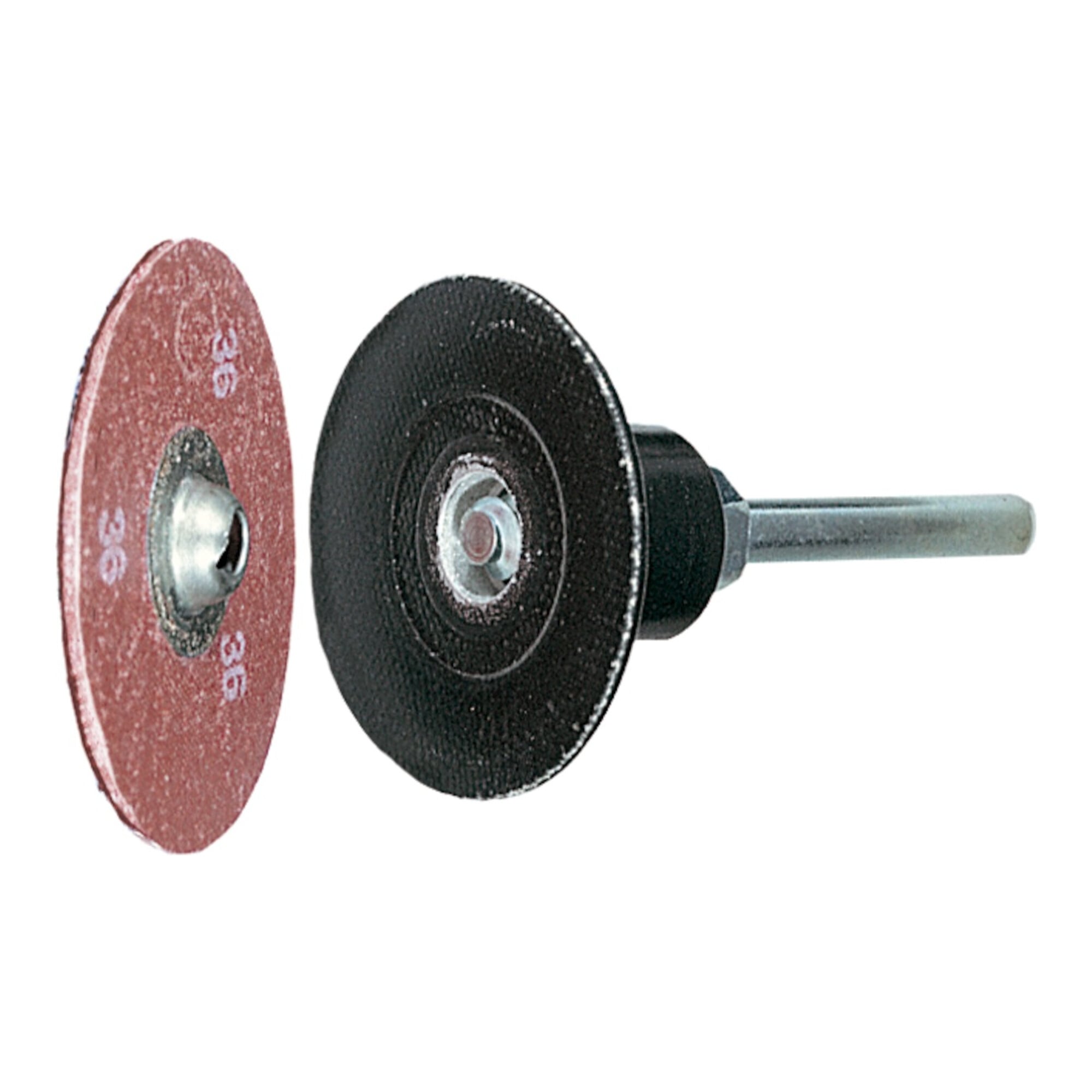HOLEX Gummi-Schleifteller Schaftdurchmesser 6 mm mittelhart 50M