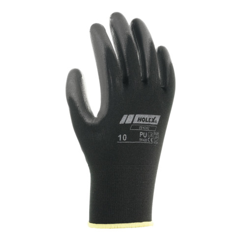 HOLEX Handschuh-Paar 7 schwarz PU