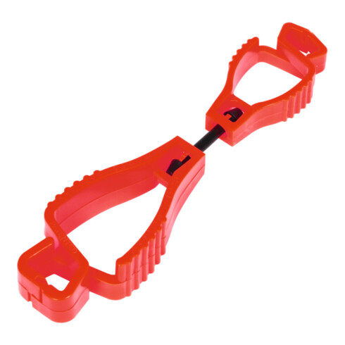HOLEX Handschuhhalter für Gürtelschlaufe RED