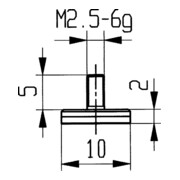 HOLEX Hartmetall-Taster 11-3