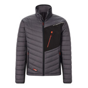 HOLEX Hybride jack, donkergrijs / zwart / rood, Uniseks-maat: M