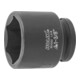 HOLEX IMPACT dopsleutelbit 6-kant, 1/2 inch inch-uitvoering, Sleutelwijdte: 1.3/8inch-1