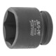 HOLEX IMPACT dopsleutelbit 6-kant, 1/2 inch inch-uitvoering, Sleutelwijdte: 1.5/16inch-1
