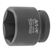 HOLEX IMPACT dopsleutelbit 6-kant, 1/2 inch inch-uitvoering, Sleutelwijdte: 1.5/16inch