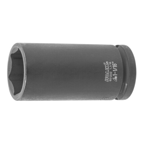 HOLEX IMPACT dopsleutelbit, 6-kant, 1/2 inch, lang inch-uitvoering, Sleutelwijdte: 1.1/16inch