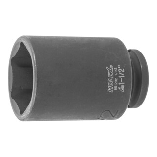 HOLEX IMPACT dopsleutelbit, 6-kant, 1/2 inch, lang inch-uitvoering, Sleutelwijdte: 1.1/2inch