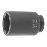 HOLEX IMPACT dopsleutelbit, 6-kant, 1/2 inch, lang inch-uitvoering, Sleutelwijdte: 1.7/16inch