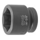 HOLEX IMPACT dopsleutelbit 6-kant, 1 inch inch-uitvoering, Sleutelwijdte: 1.13/16inch-1