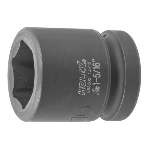 HOLEX IMPACT dopsleutelbit 6-kant, 1 inch inch-uitvoering, Sleutelwijdte: 1.5/16inch