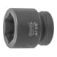 HOLEX IMPACT dopsleutelbit 6-kant, 1 inch inch-uitvoering, Sleutelwijdte: 1.9/16inch-1