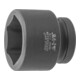 HOLEX IMPACT dopsleutelbit 6-kant, 1 inch inch-uitvoering, Sleutelwijdte: 2.1/16inch-1