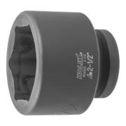 HOLEX IMPACT dopsleutelbit 6-kant, 1 inch inch-uitvoering, Sleutelwijdte: 2.1/2inch