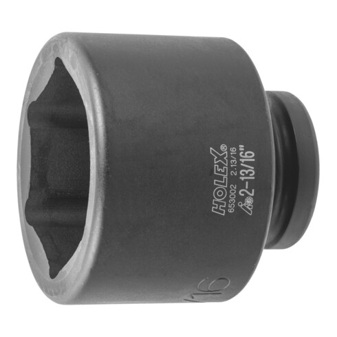 HOLEX IMPACT dopsleutelbit 6-kant, 1 inch inch-uitvoering, Sleutelwijdte: 2.13/16inch