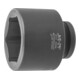 HOLEX IMPACT dopsleutelbit 6-kant, 1 inch inch-uitvoering, Sleutelwijdte: 2.3/4inch-1