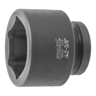 HOLEX IMPACT dopsleutelbit 6-kant, 1 inch inch-uitvoering, Sleutelwijdte: 2.3/8inch