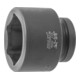 HOLEX IMPACT dopsleutelbit 6-kant, 1 inch inch-uitvoering, Sleutelwijdte: 2.3/8inch-1