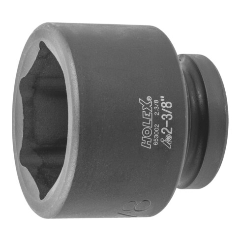 HOLEX IMPACT dopsleutelbit 6-kant, 1 inch inch-uitvoering, Sleutelwijdte: 2.3/8inch