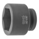 HOLEX IMPACT dopsleutelbit 6-kant, 1 inch inch-uitvoering, Sleutelwijdte: 2.5/16inch-1